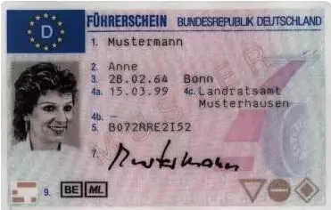 Иностранное Водительское Удостоверение (2)